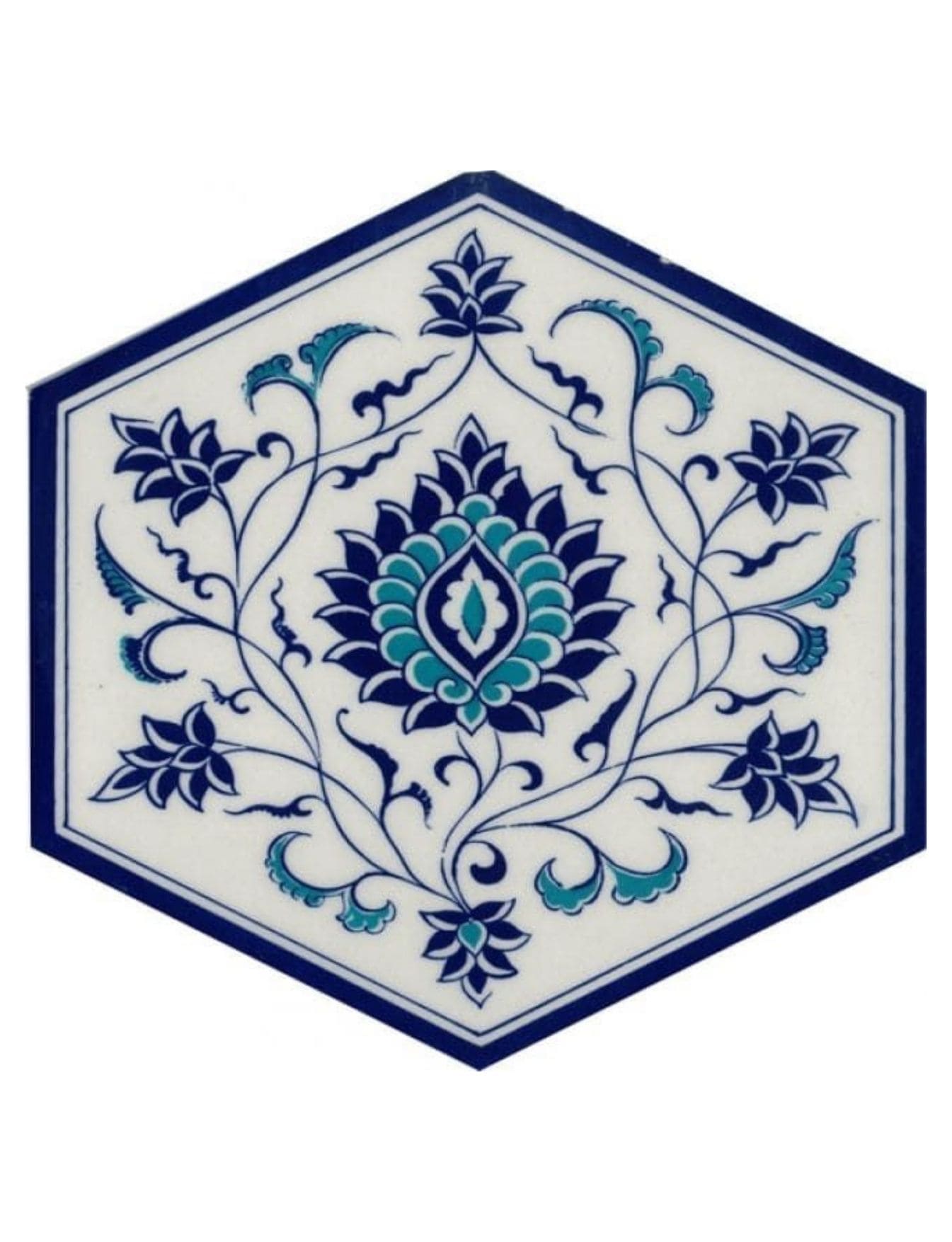 Cami Altıgen Çini Seramik - 60